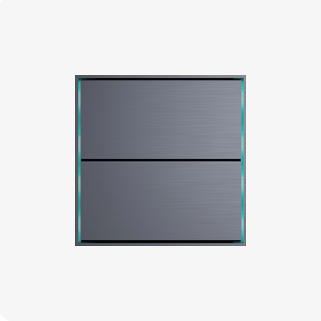2 | 4 Control - Quado Series Modular KNX Keypad.  FTR-MS2S.1.1