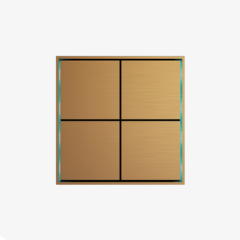 4 | 8 Control - Quado Series Modular KNX Keypad.  FTR-MS4S.1.1.Q