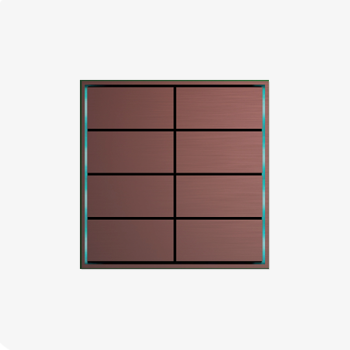 8 Control - Quado Series Modular KNX Keypad.  FTR-MS8S.1.1