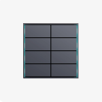 8 Control - Quado Series Modular KNX Keypad.  FTR-MS8S.1.1