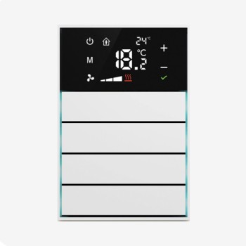 4 | 8 Quado Series Smart Thermostat with Keypad.  FTR-MS4T.1.1.L