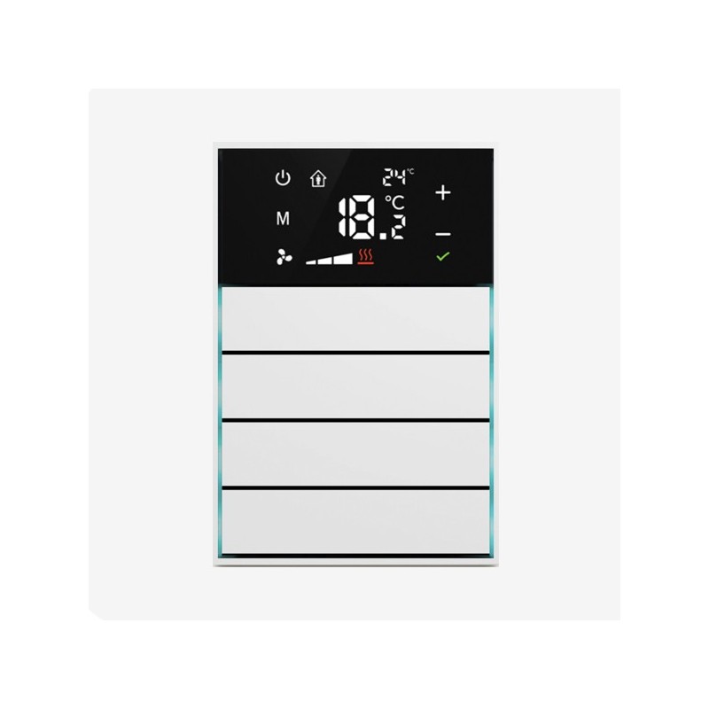 4 | 8 Quado Series Smart Thermostat with Keypad.  FTR-MS4T.1.1.L