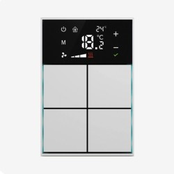 4 | 8 Quado Series Smart Thermostat with Keypad.  FTR-MS4T.1.1.Q