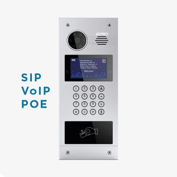 AYPOEZP2 POE - IP Building Entrance Panel with Access Control and Face Recognition