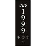 FTR-RDP.1.3   KNX Room Display Panel – Vertical Premium